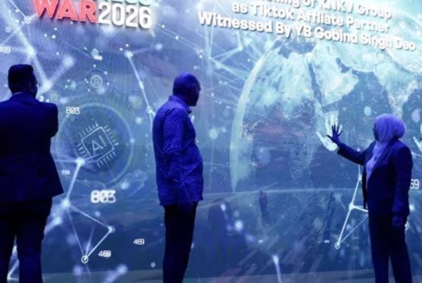 KNKV Group launching as an official TikTok Affiliate Partner (TAP) during the Digital & AI Business War 2026 event.