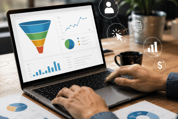 Conversion Rate Optimisation CRO website analytics and conversion performance dashboard