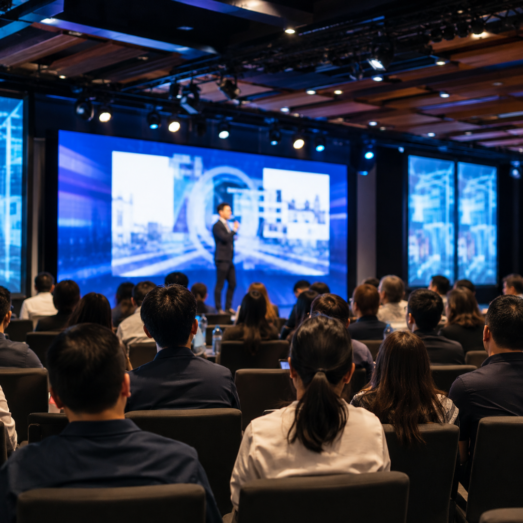 Consistent brand experience across events and social media with professional event branding and audience engagement