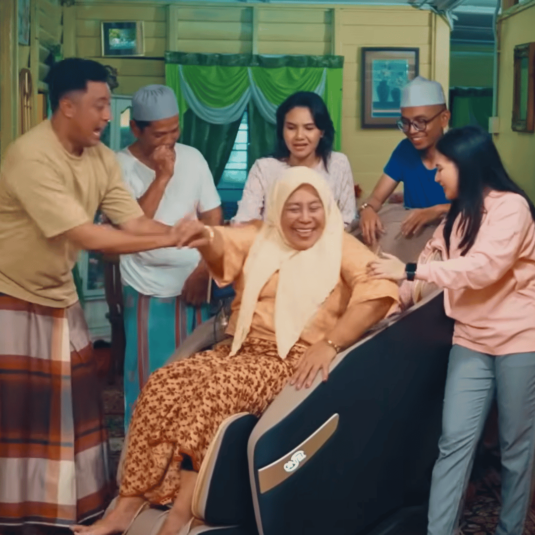 Gintell Raya video production by KNKV featuring emotional family storytelling and traditional Raya moments